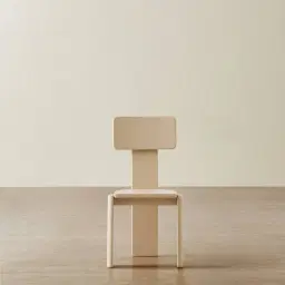 Luca Beige Kids Solidwood Chair