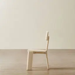 Luca Beige Kids Solidwood Chair