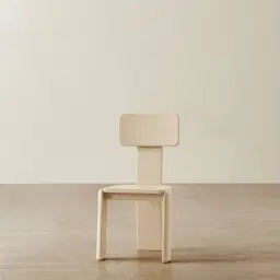 Luca Beige Kids Solidwood Chair