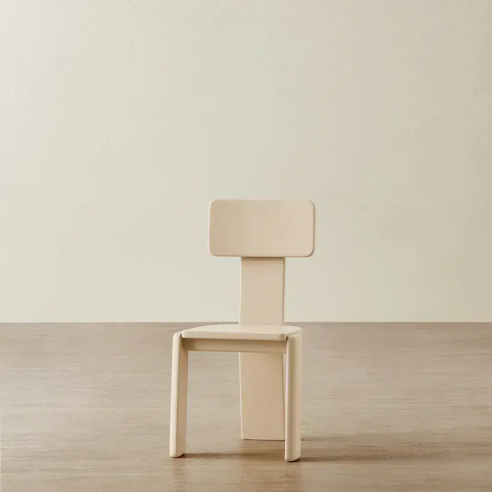 Luca Beige Kids Solidwood Chair
