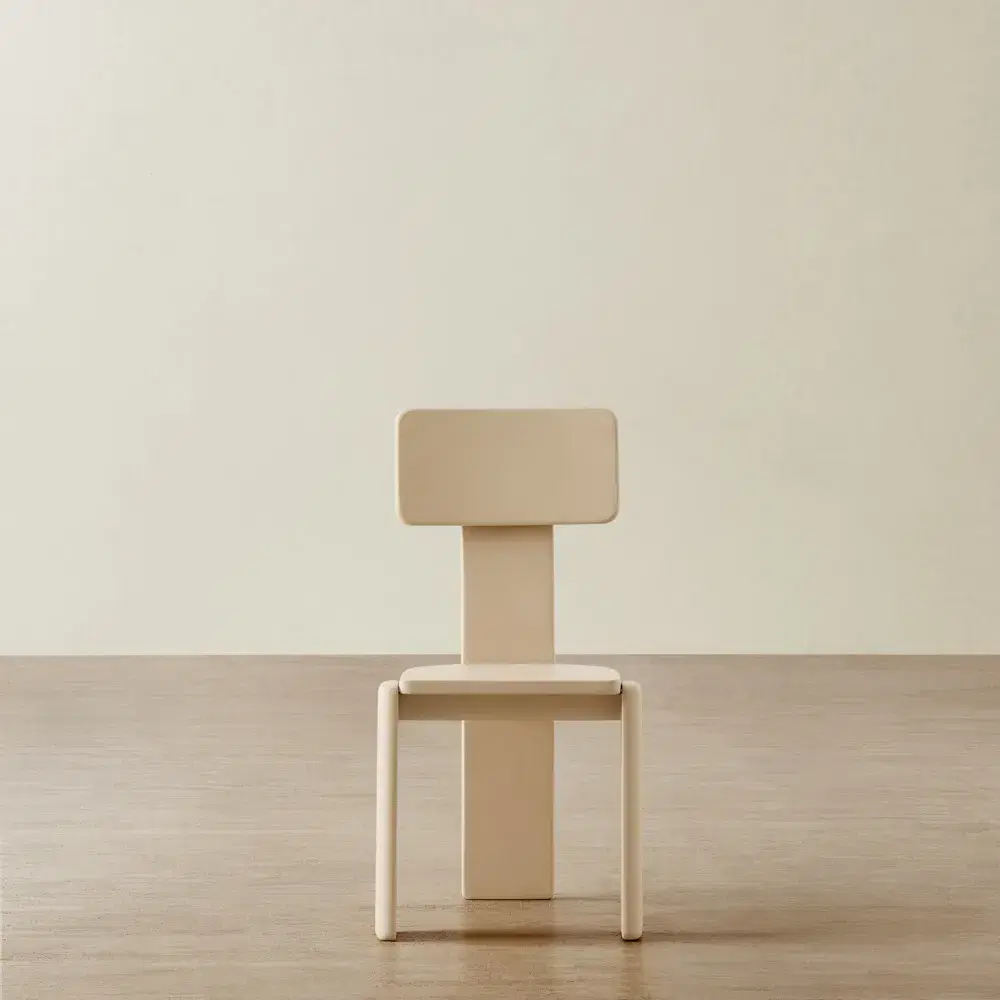 Luca Beige Kids Solidwood Chair