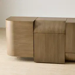 Jamil Ash Oak Veneer Sideboard