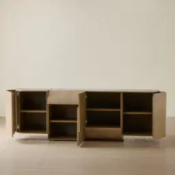 Jamil Ash Oak Veneer Sideboard