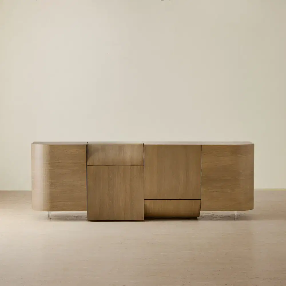 Jamil Ash Oak Veneer Sideboard