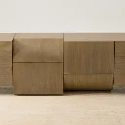 Jamil Ash Oak Veneer Entertainment Unit