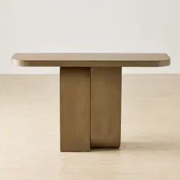 Jamil Ash Oak Veneer Console Table