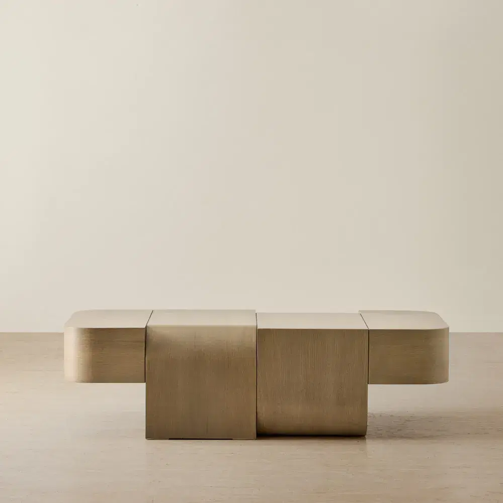 Jamil Ash Oak Veneer Coffee Table