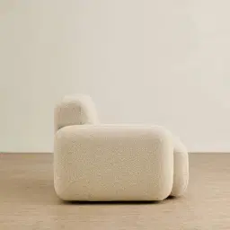 Capri Pearl Beige Modular 1 Seater Left Arm