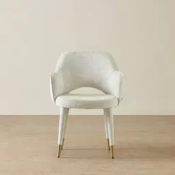 Adrianna Fusion Grey Woven Fabric Dining Chair