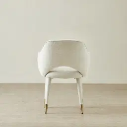 Adrianna Fusion Grey Woven Fabric Dining Chair