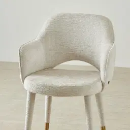 Adrianna Fusion Grey Woven Fabric Dining Chair