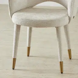Adrianna Fusion Grey Woven Fabric Dining Chair