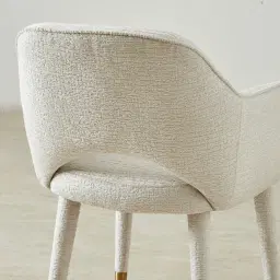 Adrianna Fusion Grey Woven Fabric Dining Chair