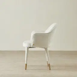 Adrianna Fusion Grey Woven Fabric Dining Chair