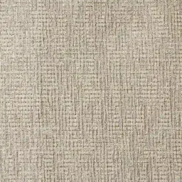 Isadora Isabelline White Fabric Dining Chair - Medium Brown Solid Wooden Legs