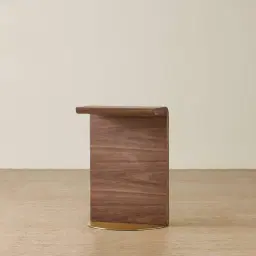 Reeves Smoky Walnut Side Table