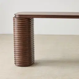 Ophelia Smoky Walnut Veneer Console Table