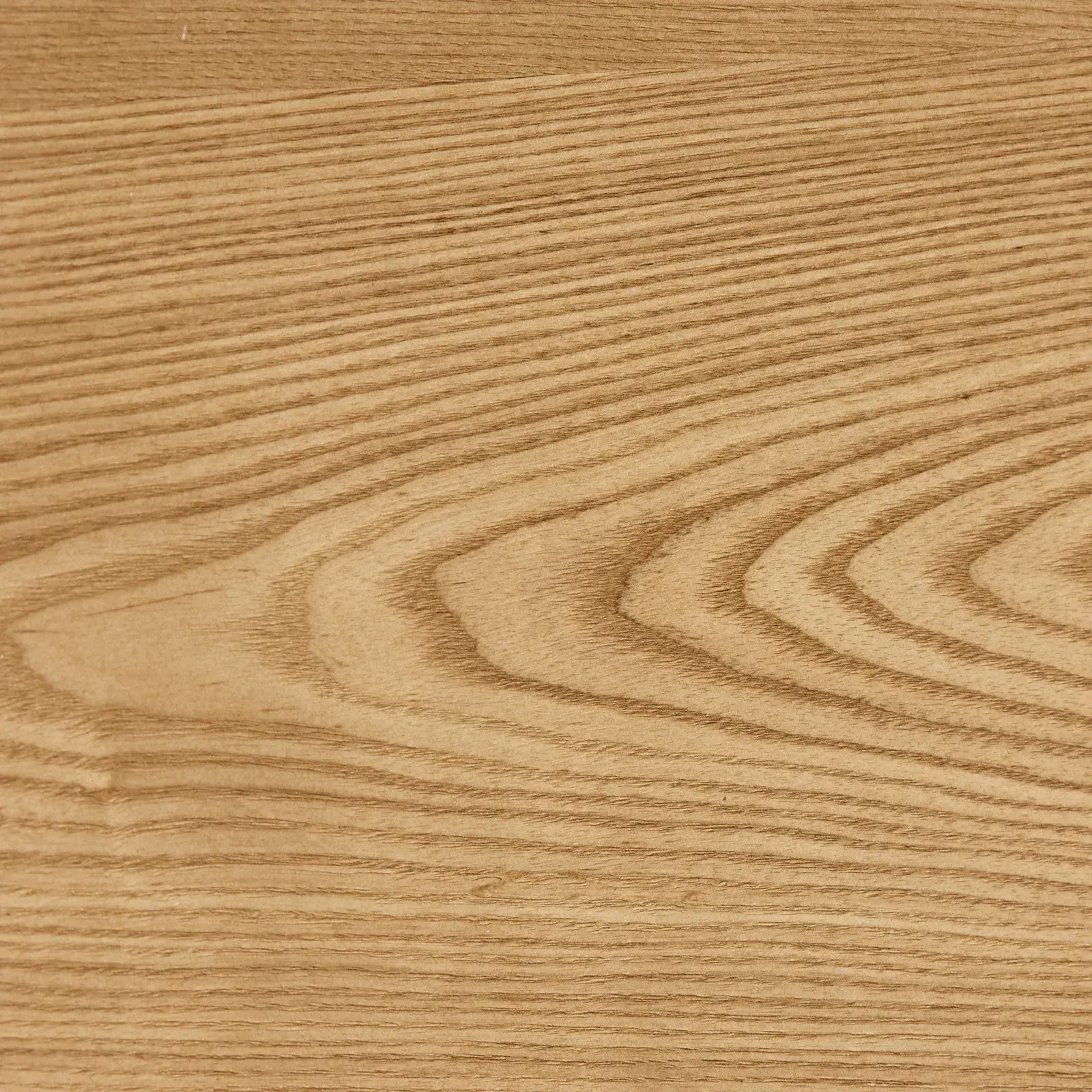 Ophelia Light Brown Ash Veneer Curved Dining Table