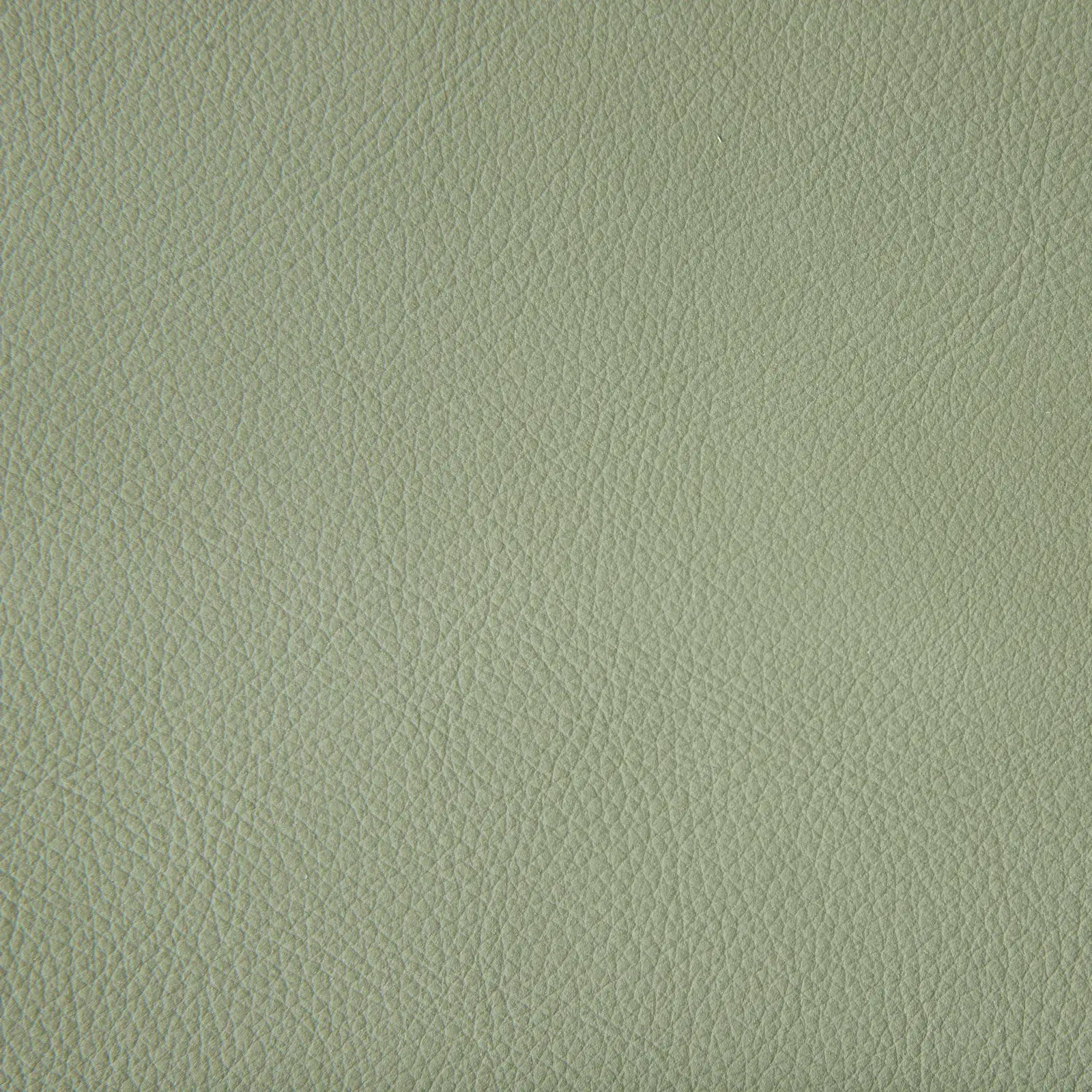 Elva Green Pastel Leather 3-Seater Sofa