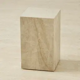 Santorini Taj Mahal Sintered Stone Short Plinth 30x30x50cm