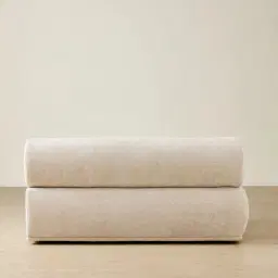 Pebbla Tuscan Sand Fabric Left Arm Module - Wide