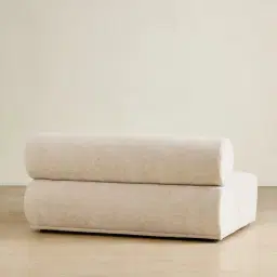 Pebbla Tuscan Sand Fabric Right Arm Module - Wide