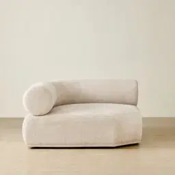 Pebbla Tuscan Sand Fabric Wedge Corner Module