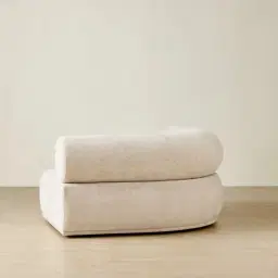 Pebbla Tuscan Sand Fabric Wedge Corner Module