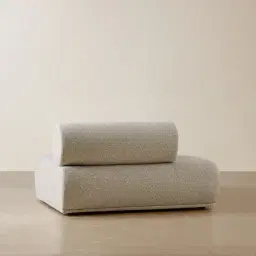 Pebbla Slate Grey Fabric Left Terminal