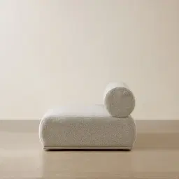 Pebbla Slate Grey Fabric Left Terminal