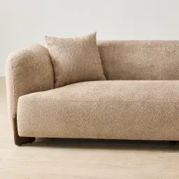 Celia Antelope 2-Seater Woven Fabric Sofa