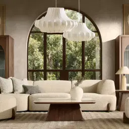 Calma Fusion Grey Fabric Armless Module