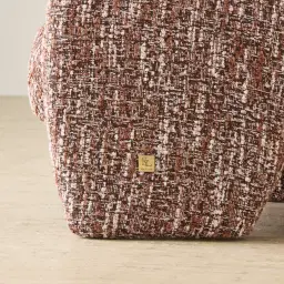 Bohdi Auburn Red Woven Fabric Occasional Chair