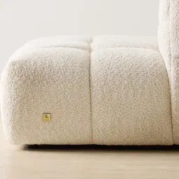 Amity Stone Cream Woven Fabric Right Chaise Module