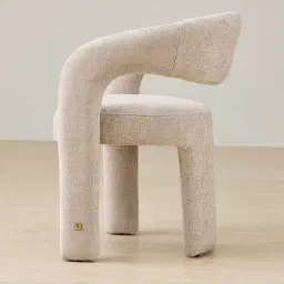 Lyra Tuscan Sand Fabric Dining Chair