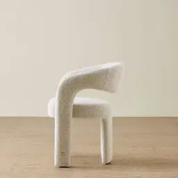 Lyra Slate Grey Fabric Dining Chair