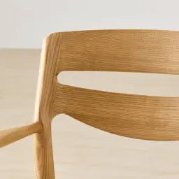 Gloria Fusion Grey Fabric Dining Chair - Light Ash Legs