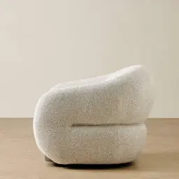 Devon Slate Grey Fabric Swivel Occasional Chair