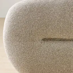 Devon Slate Grey Fabric Swivel Occasional Chair