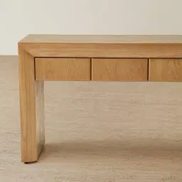 Salvador Light Oak Veneer Console Table
