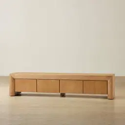 Salvador Light Oak Veneer Entertainment Unit