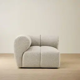 Quincy Slate Grey Fabric Corner Module