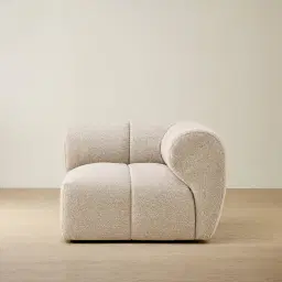 Quincy Slate Grey Fabric Corner Module