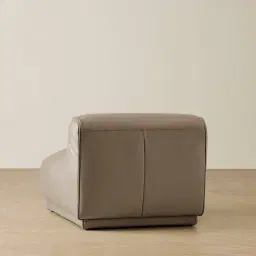 Crosby Myrtle Grey Leather Armless Module