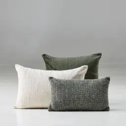 Winter Moss Woven Fabric Cushion 50x50
