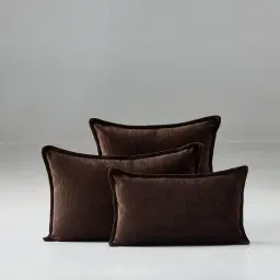 Mousse Brown Fabric Cushion 30x50