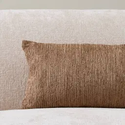 Pecan Brown Chenille Fabric Cushion 30x50