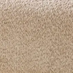 Ophelia Mid Beige Fabric Queen Bed with Smoky Walnut Bed Frame