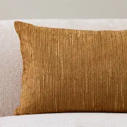 Canola Yellow Chenille Fabric Cushion 40x60