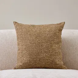 Dijon Mustard Woven Fabric Cushion 50x50